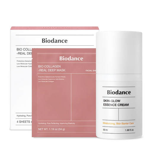 BIODANCE Essential Duo: Bio-Collagen Real Deep Mask & Skin-Glow Essence Cream
