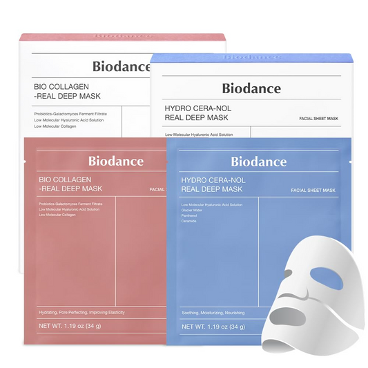 BIODANCE Real Deep Mask Duo: Bio-Collagen & Hydro Cera-nol