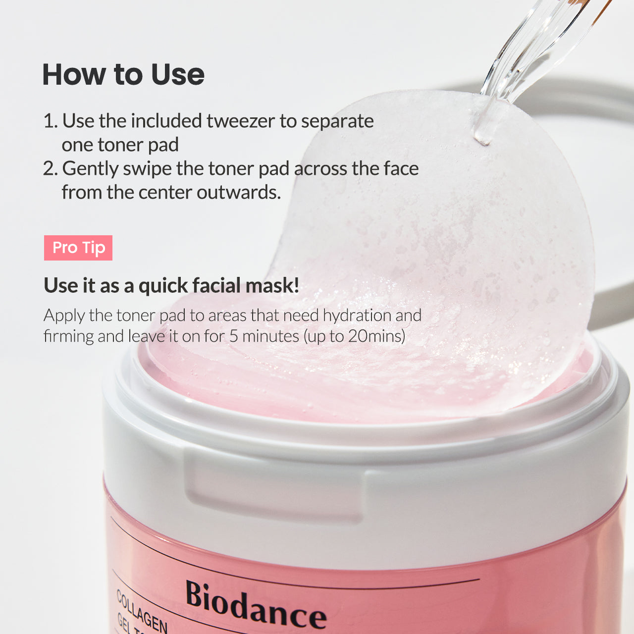 Collagen Gel Toner Pads